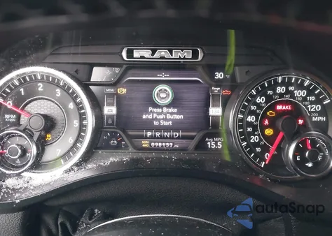 2021 Ram 1500 Big Horn 4X4 5'7 Box из США, поврежденный, VIN 1C6SRFFT8MN580066